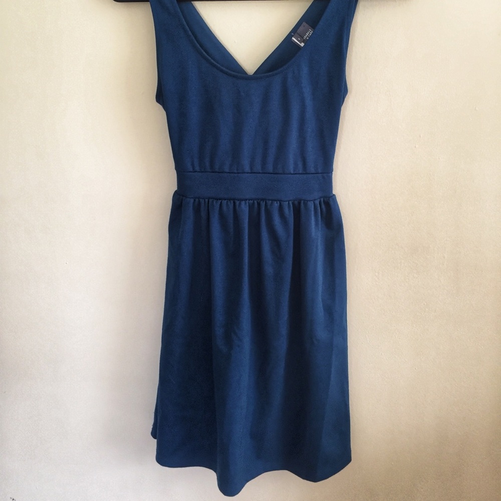 Turquoise Sparkle & Fade Open Back Dress size S